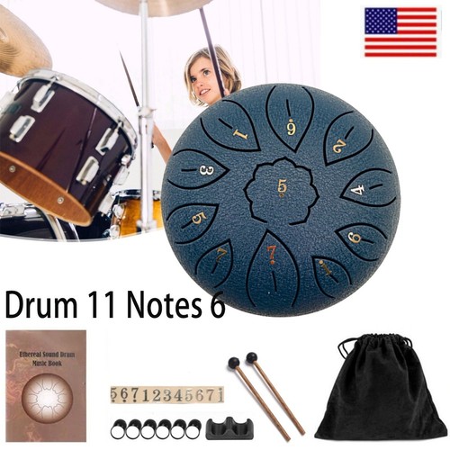 Steel tongue drum notes 6 - steel, 11