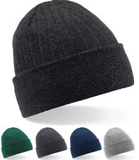 Beechfield Thinsulate Toucher Doux Double Couche Bonnet Ski Hiver Chapeau