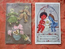 lot 3 CPA Anciennes couleur Rintintin Nénette (porte-bonheur) état voir photos