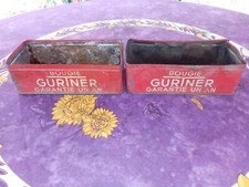 2 BOÎTES ANCIENNES DE BOUGIES GURTNER ANNÉES 1950/1960 SANS COUVERCLES