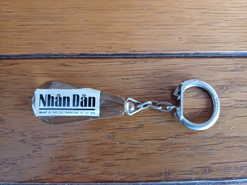 Porte clé vintage journal - porte-clé,