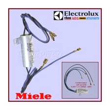 Filtre condensateur anti-parasite pour aspirateur 0,2f+2x2400pf (0,2mF+2x2400pF)