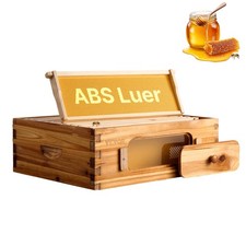 VEVOR Kit ruche d'abeille Langstroth moyenne 10 cadres avec fenêtres acrylique