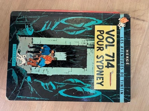 Bande desinée tintin vol 714 - bande,