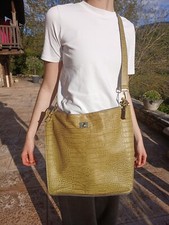 sac mac douglas, vert olive, cuir grain coco , Kentucky Romy