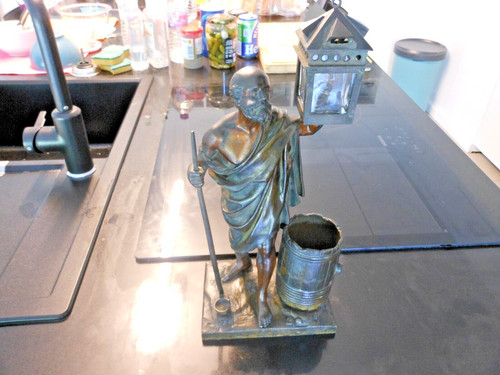 Diogène bronze bipatine - diogène, bipatine,h