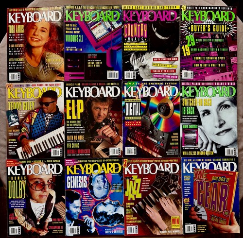 Keyboard magazines complete - keyboard, magazines.