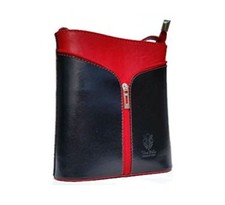 Neuf Vera Pelle Noir+Rouge