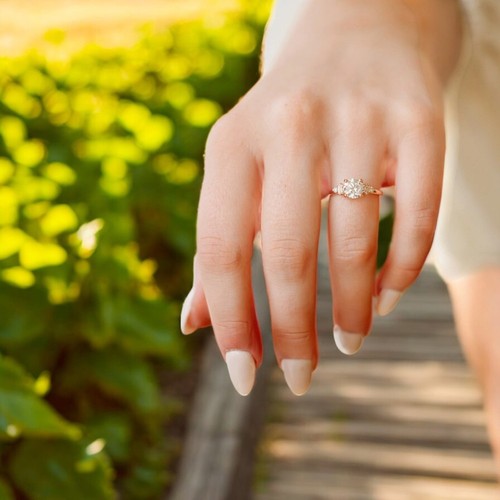 Bague fiançailles igi cvd - de,