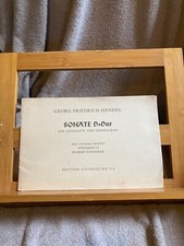 Handel Haendel Sonate Ré flute a bec basse c. guitare partition ed. Sikorski 510