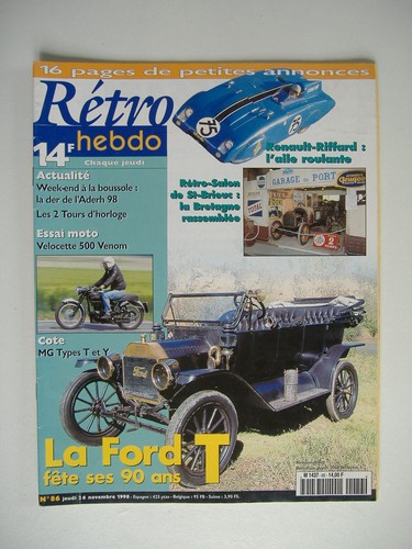 Retro hebdo ford t - hebdo, n°86