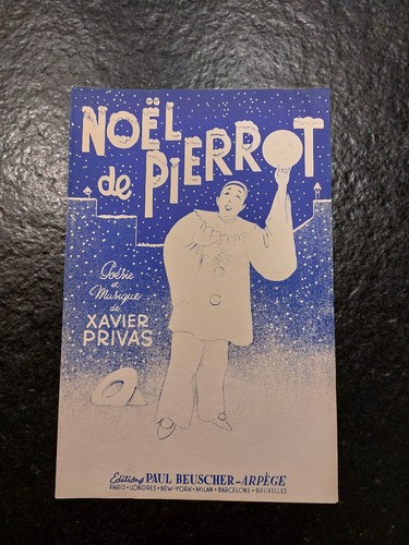 Partition noel pierrot 1954 - partition,