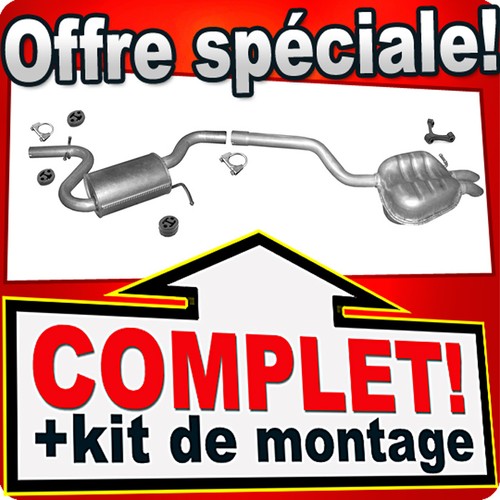 Ligne pot échappement pour - ligne,