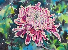 Peinture originale aquarelle