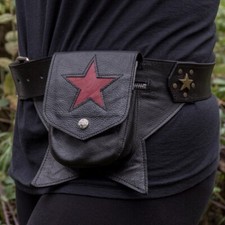 Sac Banane Utilitaire En Cuir Star Pour Motard Steampunk Cadeau