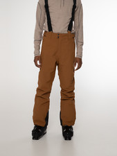 PROTEST OWENS Pantalons De Ski Fudge Camel Pour Hommes À Jambes Courtes