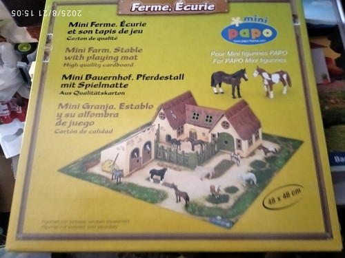 Papo ferme monter - papo-, (carton)