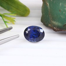 AAA 6,90 Ct Saphir Bleu Ceylan