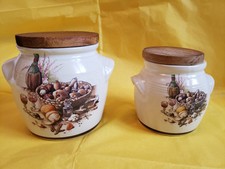 Lot De 2 Anciens Pots En Grès
