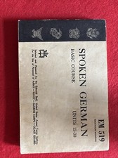 WW2 us army  LANGUAGE GUIDE GERMAN EM 519 UNITS   1944  LIVRE