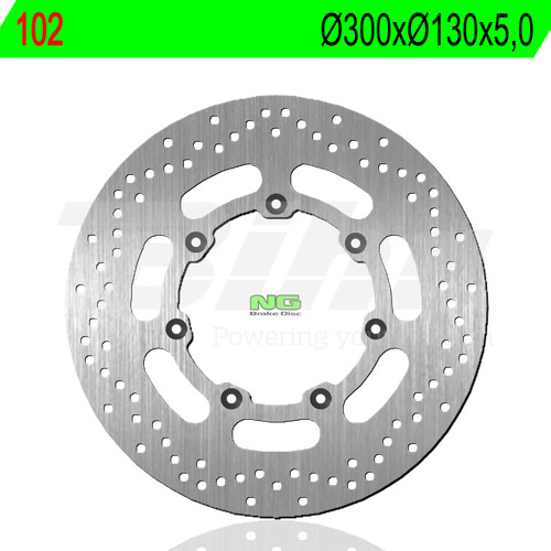 Disque frein avant - ng,