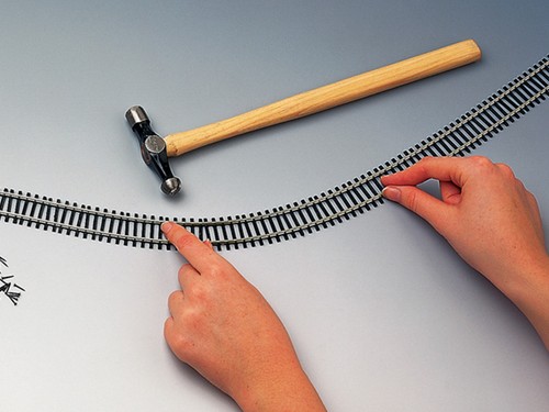 Hornby rail droit flexible - flexible, 970