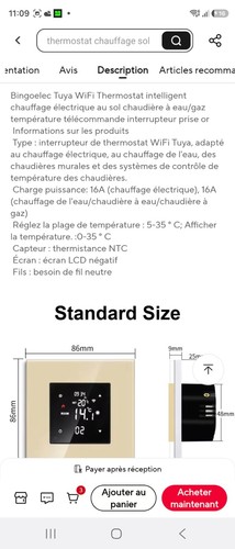 Thermostat intelligent wifi - thermostat,