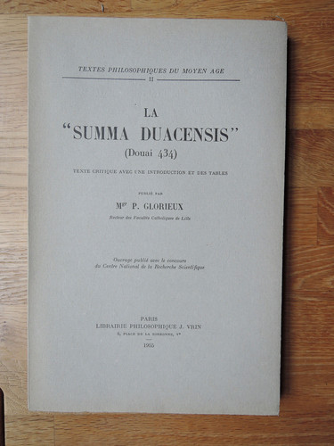 Summa duacensis douai - summa,