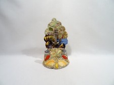 ANCIEN ENCRIER THERMOMETRE ANCRE COQUILLAGE PEINT SOUVENIR BORD DE MER ALGERIE