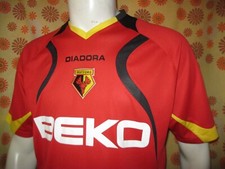 ⚽️ Vintage Ancien MAILLOT DIADORA WATFORD FC TL BEKO AWAY Football Shirt Foot