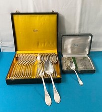 Ménagère 36 pièces CAILAR BAYARD modèle EMPIRE métal argenté MALMAISON couverts