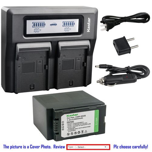 Kastar battery dual lcd fast - kastar,