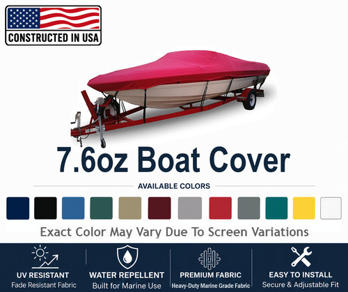 Heavy duty 6oz boat cover - 7.6oz,