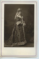 Speranza Engalli Opera Lyrique Old Liebert Cabinet card woodburytype 1875