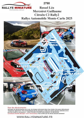 Decals ref 2790 citroen - decals,