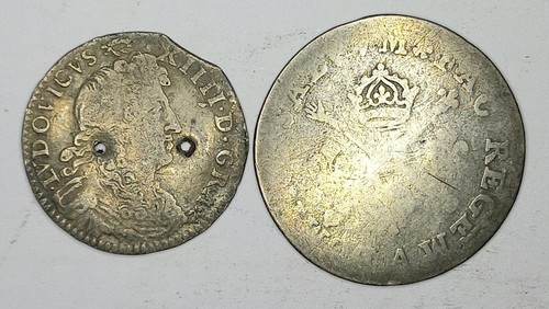 Lot pièces royals 1704 - –,