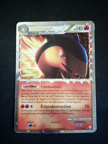 Carte pokémon typhlosion - carte,