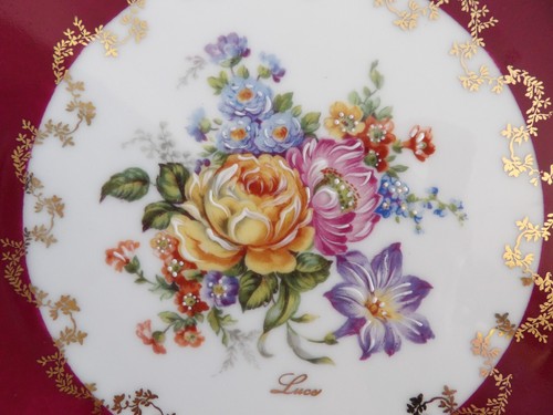 Rare assiette signée luce - assiette,