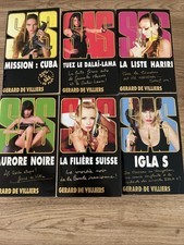 LOT DE 6 LIVRES SAS de GERARD DE VILLIERS