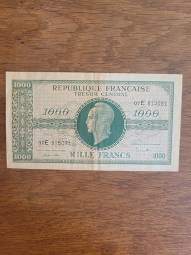 France billet ancien 1000 - france,