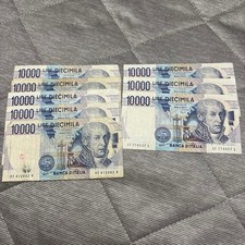 Lot de 8 billets italiens de
