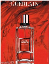 PUBLICITE ADVERTISING 095  2007  GUERLAIN  parfum homme HABIT ROUGE 5 .9.15
