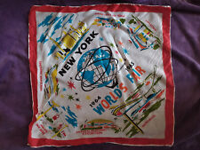 New York World's Fair 1964-1965 : rare foulard offert aux autorités