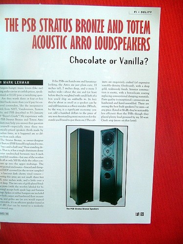 Totem acoustic arro - arro,, psb