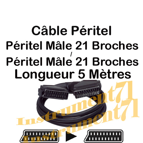 Câble péritel broches - câble,