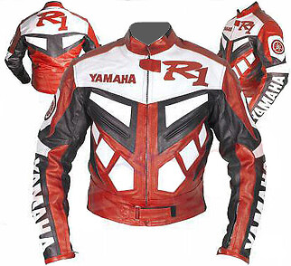 Yamaha veste motard cuir - yamaha,