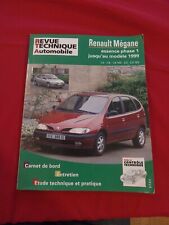 Revue technique Renault Megane Coupe Cabriolet Scenic 1.4 1.6 2.0 e 16v Berline