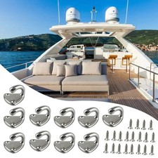 10 crochets de bâche en acier inoxydable fixation sécurisée pour aventures en