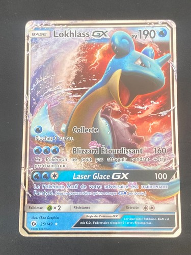 Carte pokemon lokhlass - carte, gx
