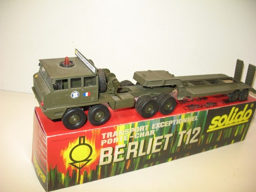 Solido berliet porte char - berliet,